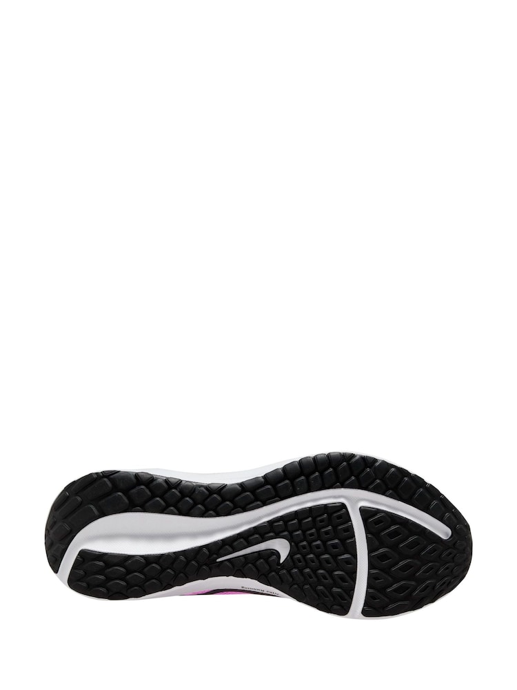 Nike White/Pink Downshifter 13 Road Running Trainers - Image 4 of 4
