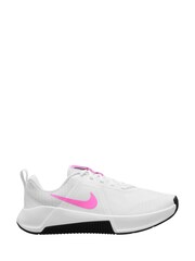 Nike White/Pink MC 3 Gym Trainers - Image 1 of 4