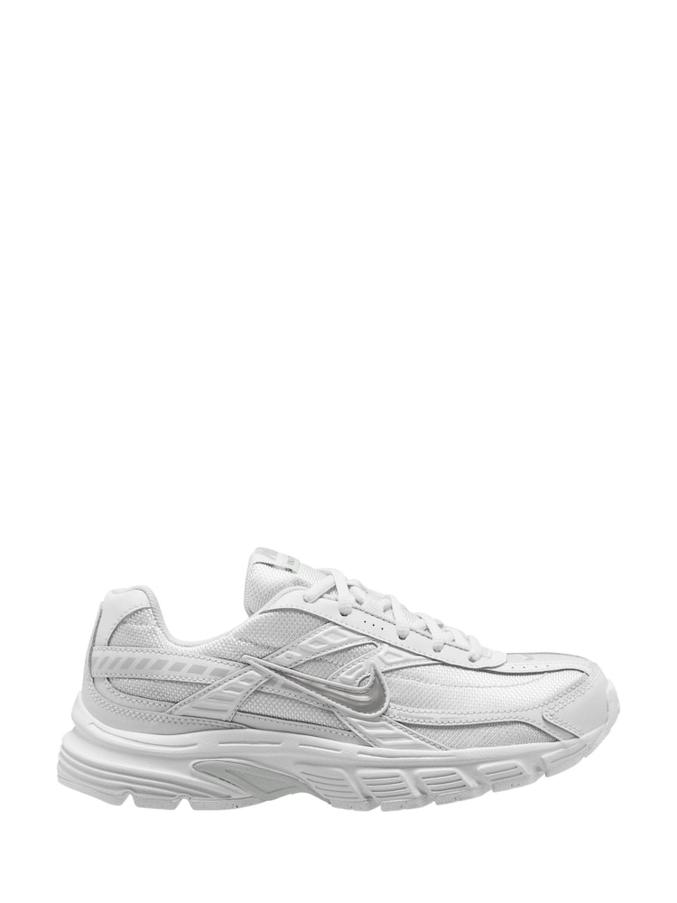 Nike White White Initiator Retro Runner Trainers - Image 1 of 11
