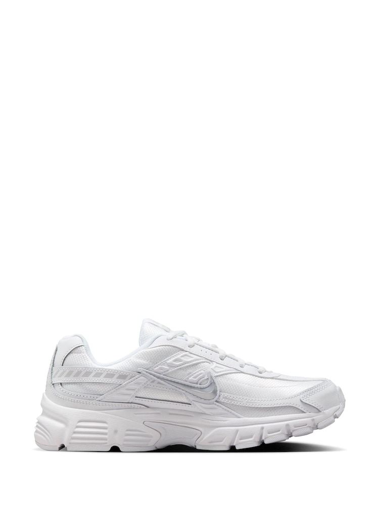 Nike White White Initiator Retro Runner Trainers - Image 2 of 11 Nike White White Initiator Retro Runner Trainers - Image 2 of 11