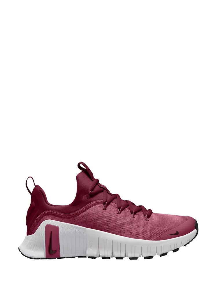 Nike Burgundy Red Free Metcon 6 Training Trainers - Image 1 of 4