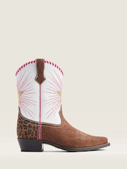 Ariat Easy Fit Heritage Star Zip-Up Western Brown Boots - Image 1 of 5
