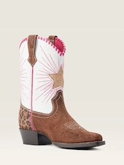 Ariat Easy Fit Heritage Star Zip-Up Western Brown Boots - Image 2 of 5