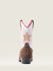 Ariat Easy Fit Heritage Star Zip-Up Western Brown Boots - Image 4 of 5