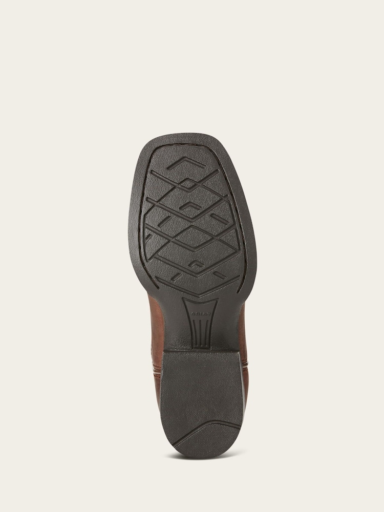 Ariat Tycoon Leather Western Brown Boots - Imagen 3 de 3