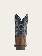 Ariat Blue Tombstone Leather Western Boots - Image 3 of 4