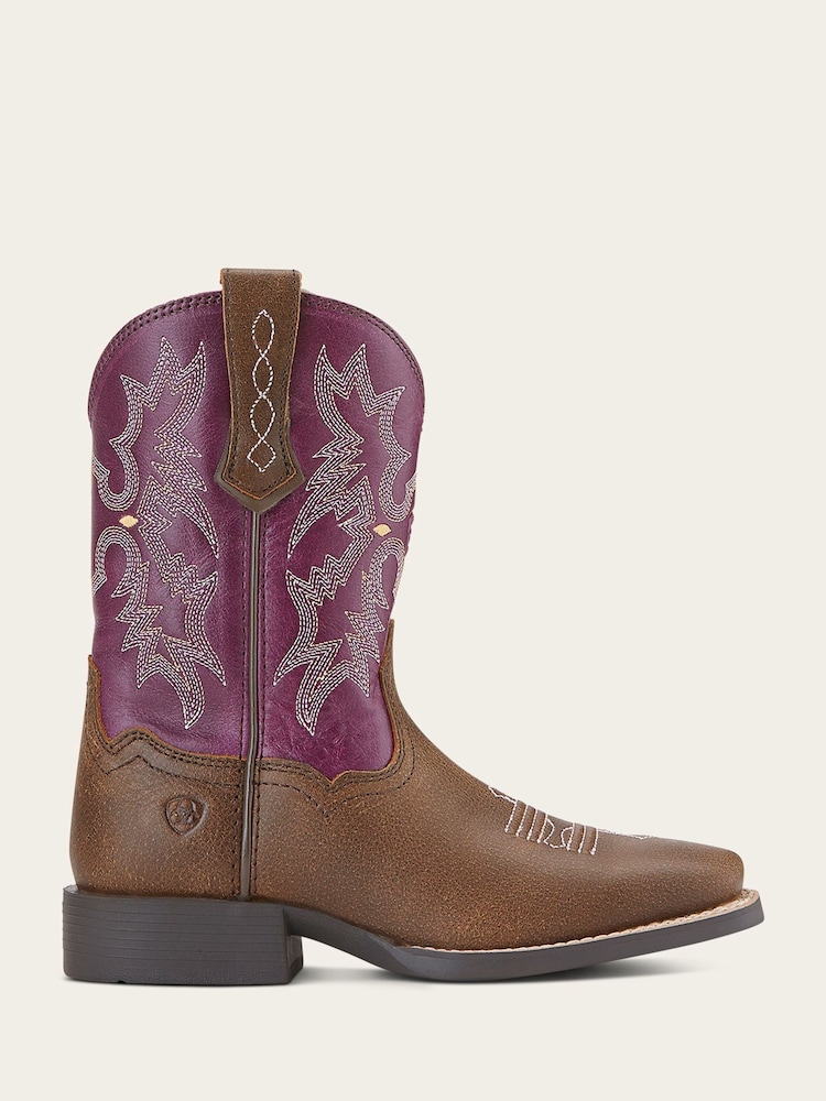 Ariat Blue Tombstone Leather Western Boots - Image 1 of 3