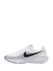 Nike White Wide Fit Revolution 8 Road Running Trainers - Image 2 of 4