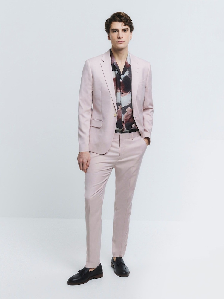 River Island Sharkskin Suit Trousers - صورة 1 من 4 River Island Sharkskin Suit Trousers - صورة 1 من 4