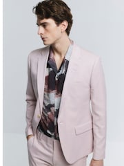 Костюмный пиджак из искусственной овчины River Island - Изображение 1 из 7