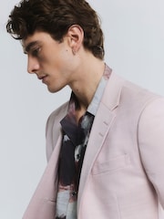Костюмный пиджак из искусственной овчины River Island - Изображение 4 из 7
