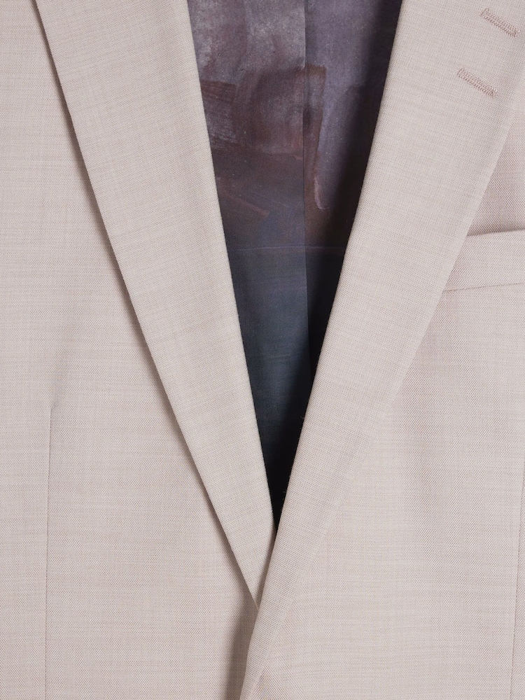 River Island Pink Sharkskin Suit Jacket - Image 6 of 7