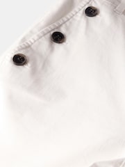 Mint Velvet White Button Detail Cropped Trousers - Image 8 of 8