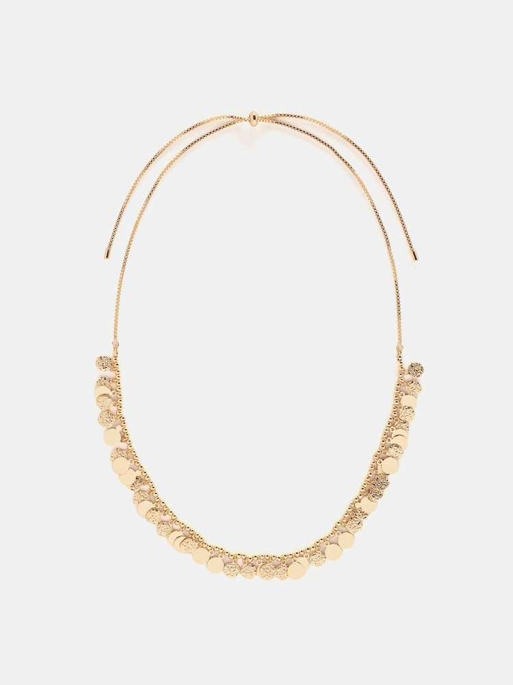 Mint Velvet Gold Tone Disc Necklace - Image 1 of 5