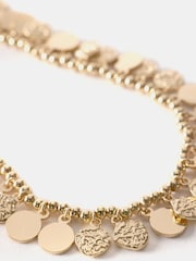 Mint Velvet Gold Tone Disc Necklace - Image 3 of 5