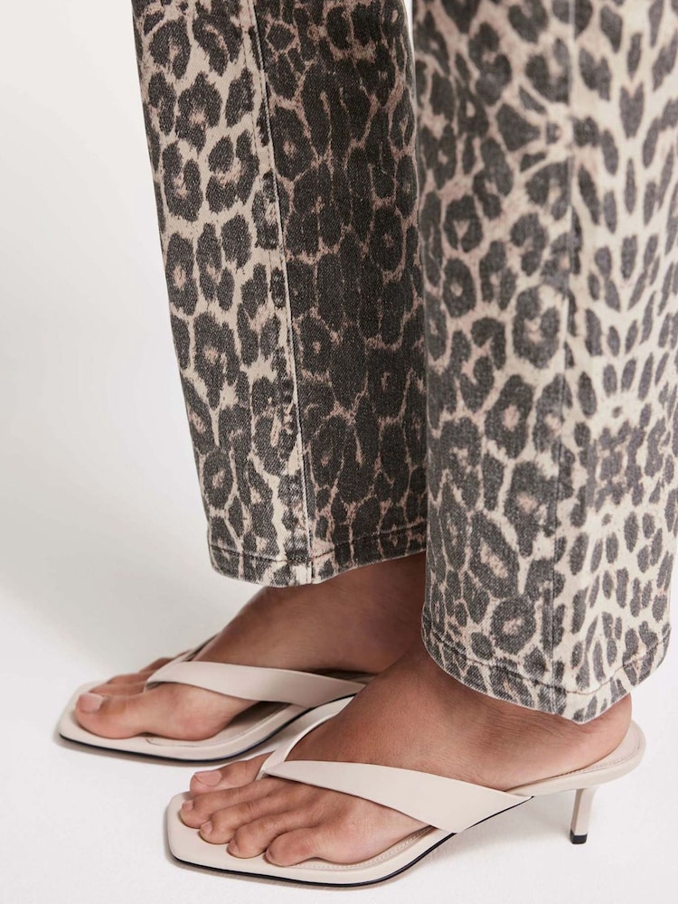 Mint Velvet Cream Betty Flip Flops Sandals - Image 1 of 5