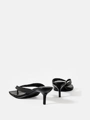 Mint Velvet Black Betty Flip Flops Heels - Image 5 of 5