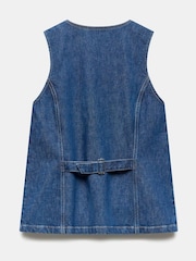 Mint Velvet Blue Denim Waistcoat - Image 7 of 7