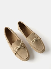Mint Velvet Cream Sally Suede Deck Shoes - Image 2 of 5