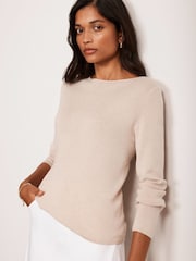 Mint Velvet Cream Button Detail Top - Image 5 of 8