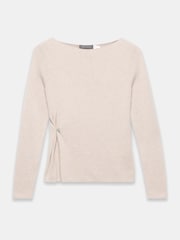 Mint Velvet Cream Button Detail Top - Image 6 of 8