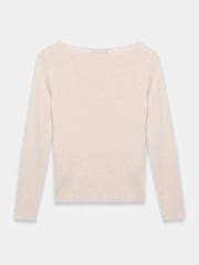 Mint Velvet Cream Button Detail Top - Image 7 of 8