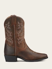 Ariat Heritage R Toe Western Brown Boots - Image 1 of 3