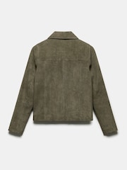 Mint Velvet Green Suede Jacket - Image 8 of 8
