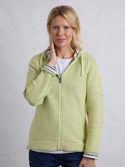Weird Fish Green Chicoa Full Zip Hooded Classic Macaroni Hoodie - Image 1 of 7