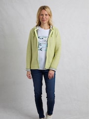 Weird Fish Green Chicoa Full Zip Hooded Classic Macaroni Hoodie - Image 3 of 7