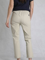 Weird Fish Cream Malorri 100% Cotton Trousers - Image 2 of 7