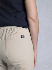Weird Fish Cream Malorri 100% Cotton Trousers - Image 5 of 7