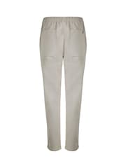 Weird Fish Cream Malorri 100% Cotton Trousers - Image 7 of 7