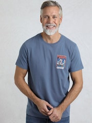 Weird Fish Quack To the Future Heritage Wash Artist RSPB 100% Cotton T-Shirt - Imagen 3 de 6