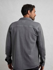 Weird Fish Grey Fingask Loopback Shirt - Image 2 of 8