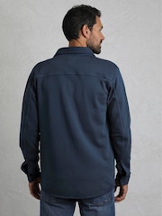 Weird Fish Blue Fingask Loopback Shirt - Image 2 of 6