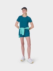 Sweaty Betty Blue Breathe Easy T-Shirt - Image 4 of 6