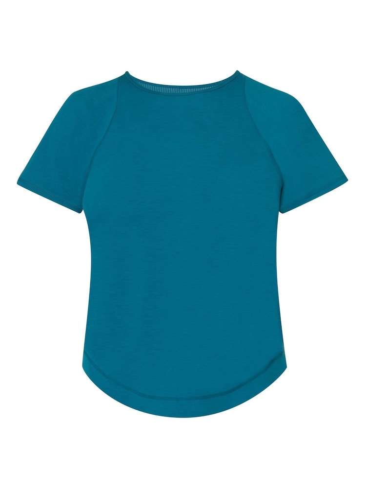 Sweaty Betty Blue Breathe Easy T-Shirt - Image 6 of 6