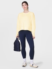 Sweaty Betty Yellow After Class Crop Sweatshirt - Image 4 of 7