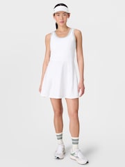 Sweaty Betty White Power Flare Dress - Image 7 of 8