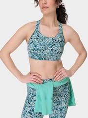 Sweaty Betty Blue Medium Power Support Sports Bra - Image 1 of 7
