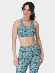 Sweaty Betty Blue Medium Power Support Sports Bra - Image 2 of 7
