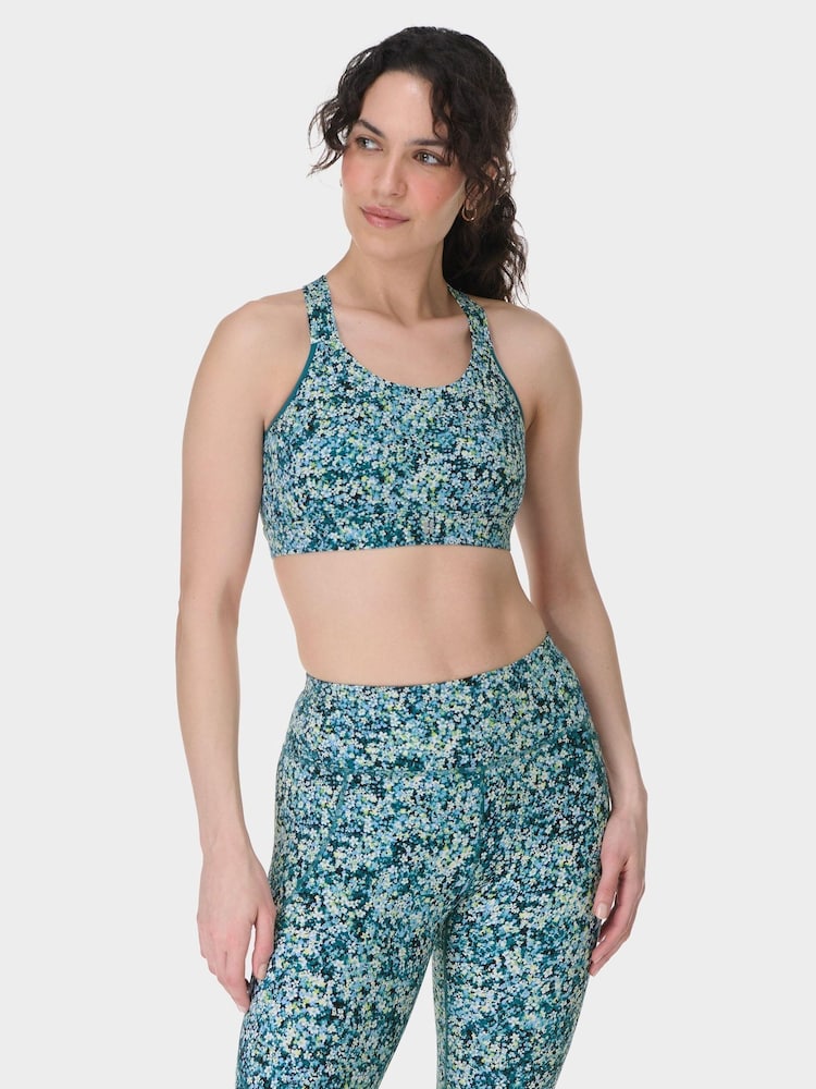 Sweaty Betty Blue Medium Power Support Sports Bra - Image 2 of 7