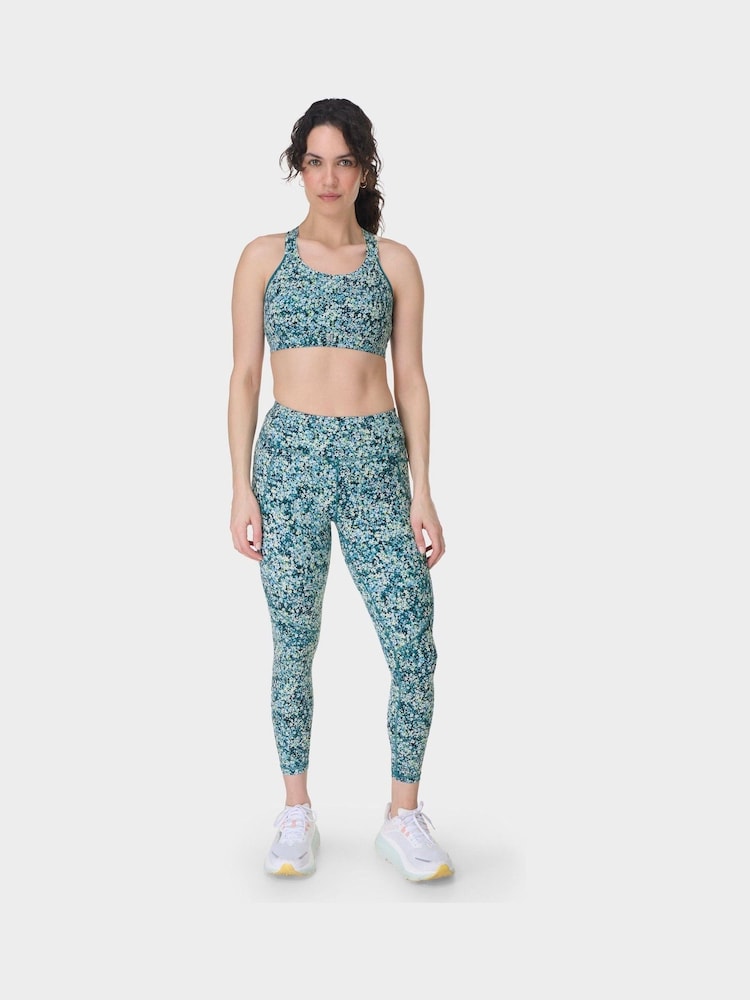 Blauw - Betty - Sweaty medium ondersteunende sportbeha - Image 4 of 7