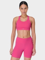 Sweaty Betty Pink Medium Power Support Sports Bra - Image 1 of 7