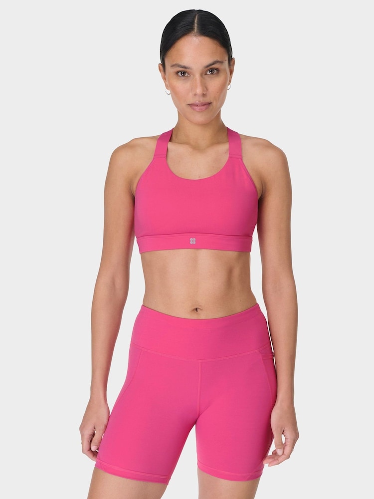 Sweaty Betty Pink Medium Power Support Sports Bra - Image 1 of 7