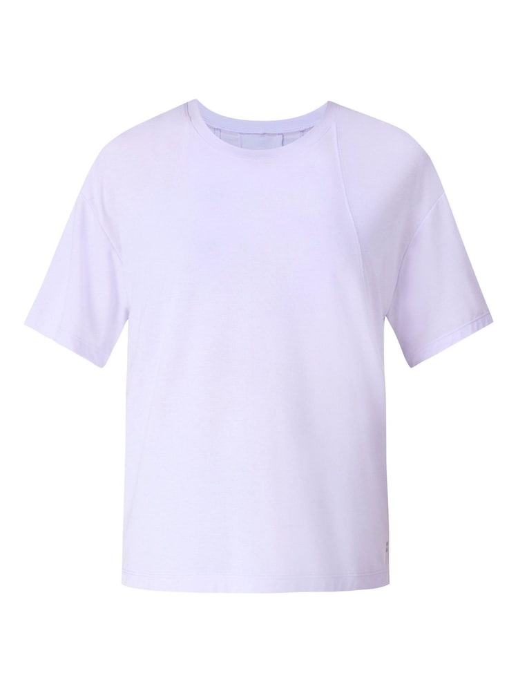 Sweaty Betty Heather Purple Soft Flow Studio T-Shirt - Image 7 of 7 Sweaty Betty Heather Purple Soft Flow Studio T-Shirt - Image 7 of 7