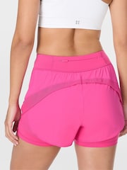 Sweaty Betty Pink Tempo Run Shorts - Image 2 of 8