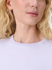 Sweaty Betty Purple Essential Crew Neck T-Shirt - Image 5 of 7
