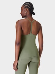 Sweaty Betty Green Soft Flow 2-In-1 Bra Tank - Image 3 of 9
